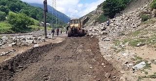 Bu yolda hərəkət bərpa edildi - FOTO