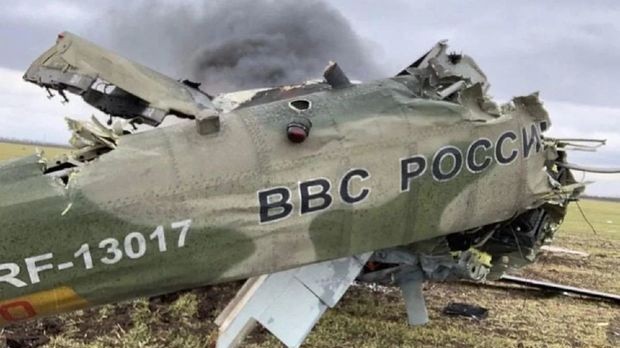Rusiyanın daha bir helikopteri məhv edildi