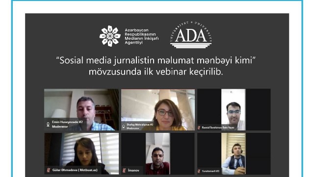 Sosial media jurnalistin məlumat mənbəyi kimi...