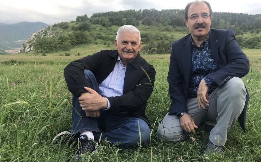 Binəli Yıldırım Şuşada - FOTO