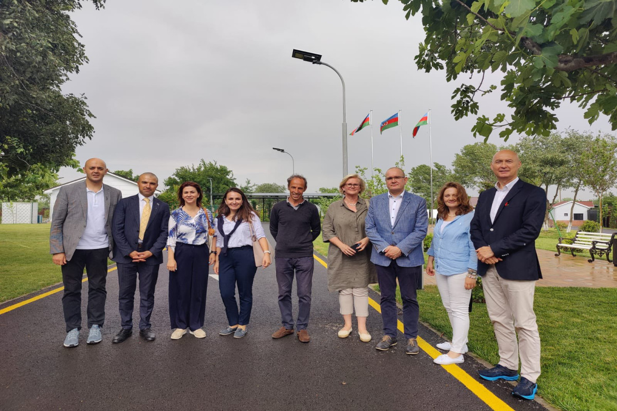 Avropa Şurasının səfirləri Ağdamda - FOTO