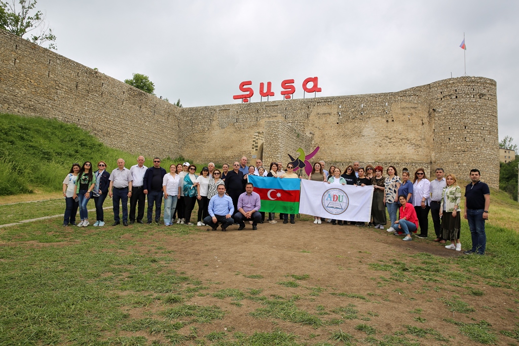 ADU-nun kollektivi Şuşaya səfər edib - FOTO