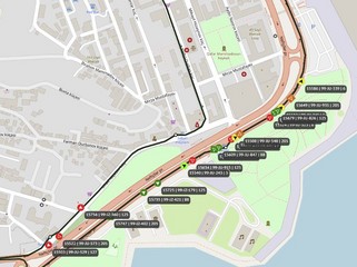 Bakıda tıxaca görə avtobuslar gecikir
