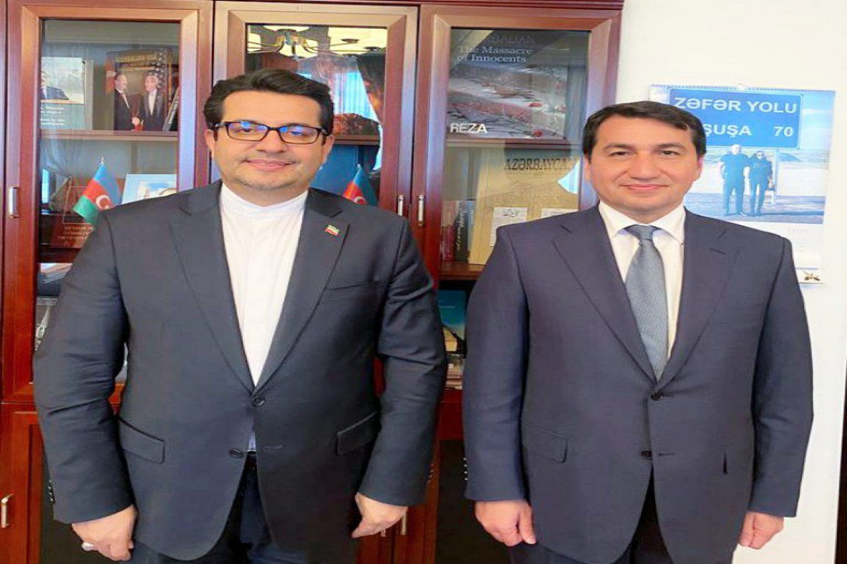 Hikmət Hacıyev İran səfirilə GÖRÜŞDÜ