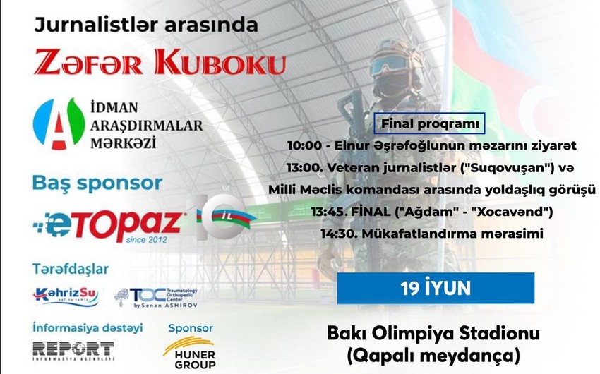 “Zəfər Kuboku”nun qalibi bu gün bəlli olacaq
