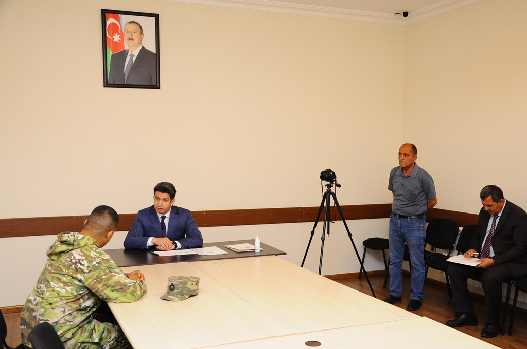 Naftalanda vətəndaş qəbulu keçirilib
