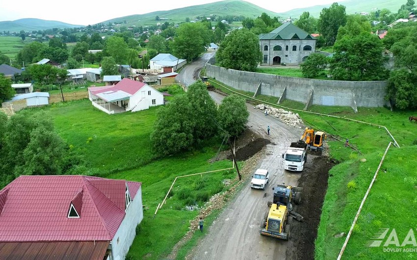 Daşkəsən–Xoşbulaq–Astaf avtomobil yolu yenidən qurulur - VİDEO