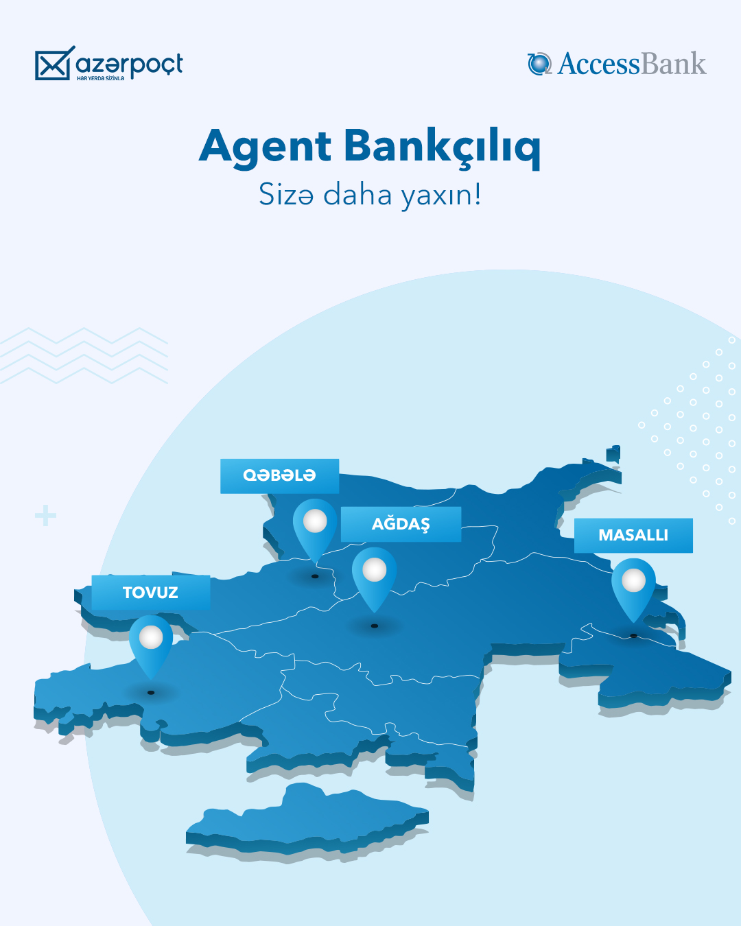 Agent bankçılıq Masallı və Tovuzda!