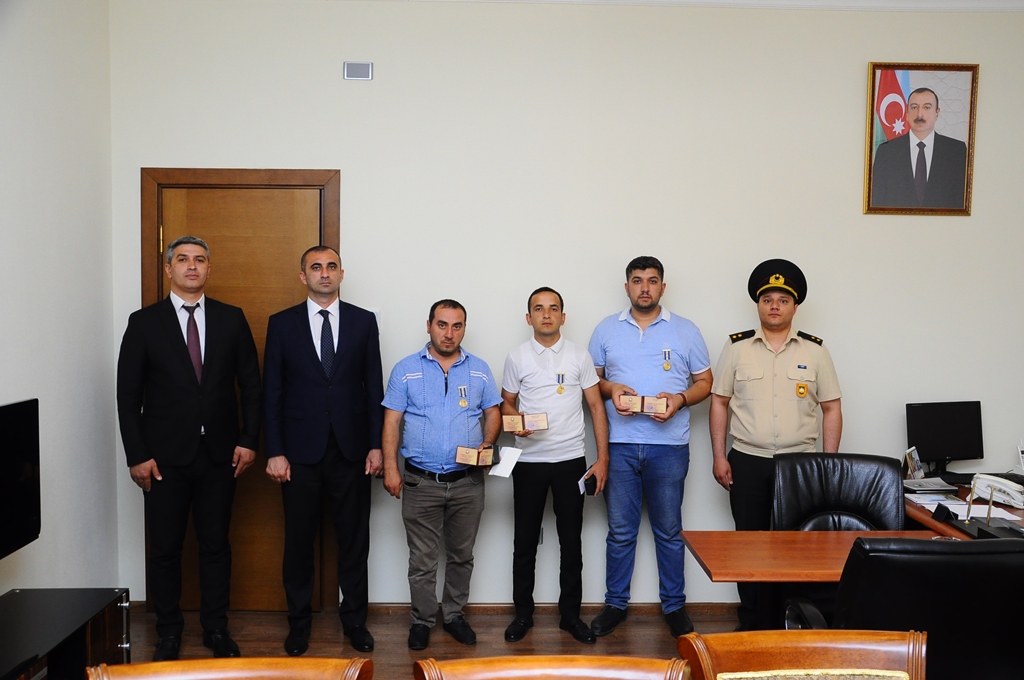 Naftalanda Vətən Müharibəsi iştirakçılarına medallar təqdim olundu