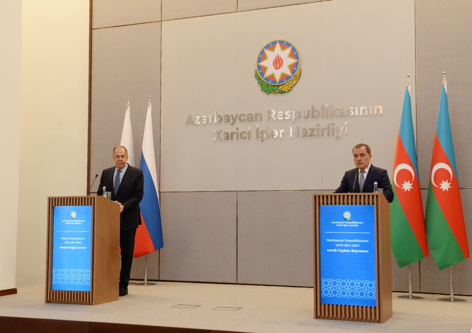 “Lavrovu Bakıda görməkdən məmnunuq” – Ceyhun Bayramov