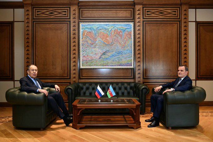Bayramovla Lavrov sülh sazişini MÜZAKİRƏ EDİB