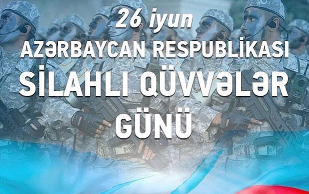 İran səfirliyindən 26 iyun təbriki