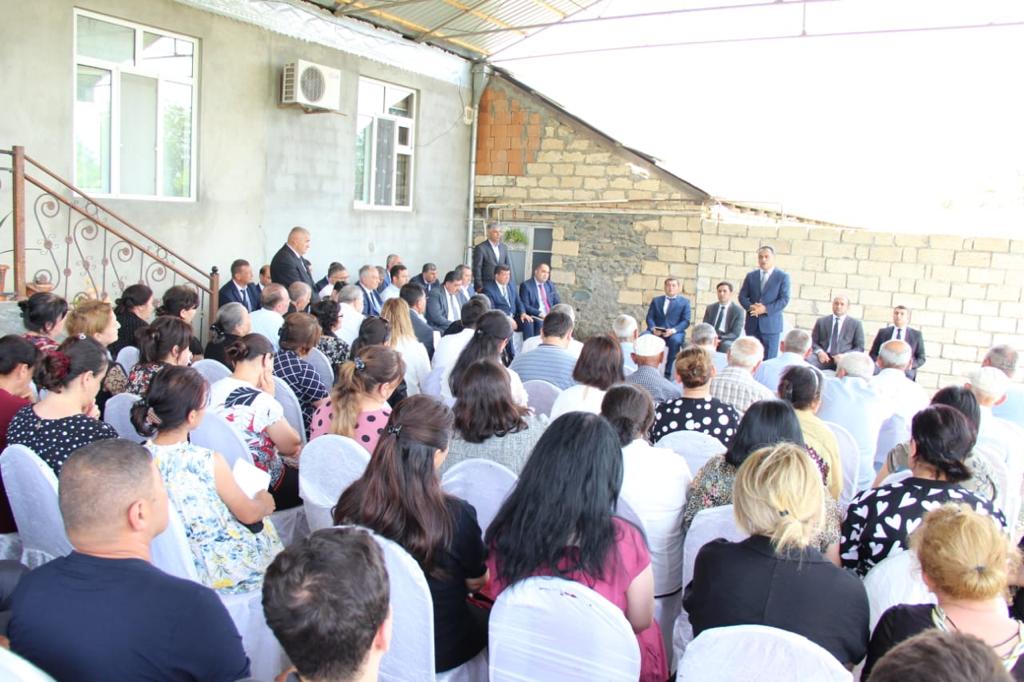 Goranboyun Rəhimli kəndində səyyar qəbul keçirilib