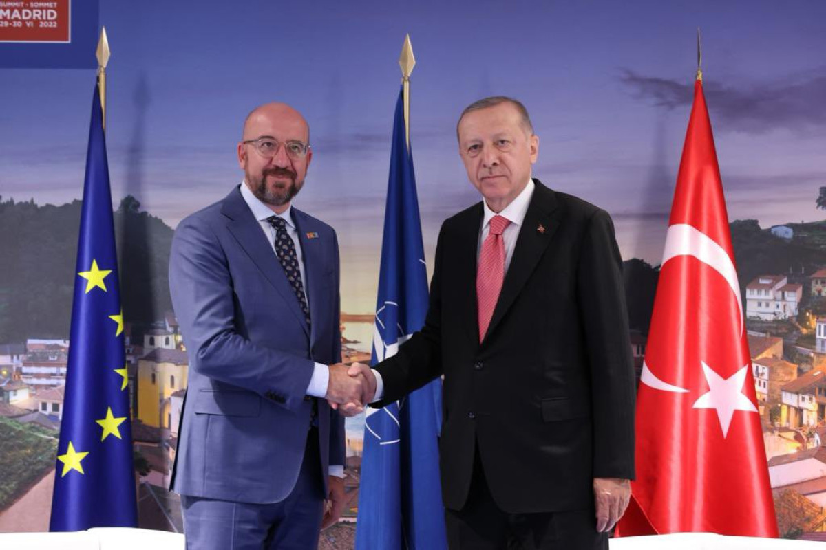 Şarl Mişel Ərdoğanla Ukraynanı müzakirə edib