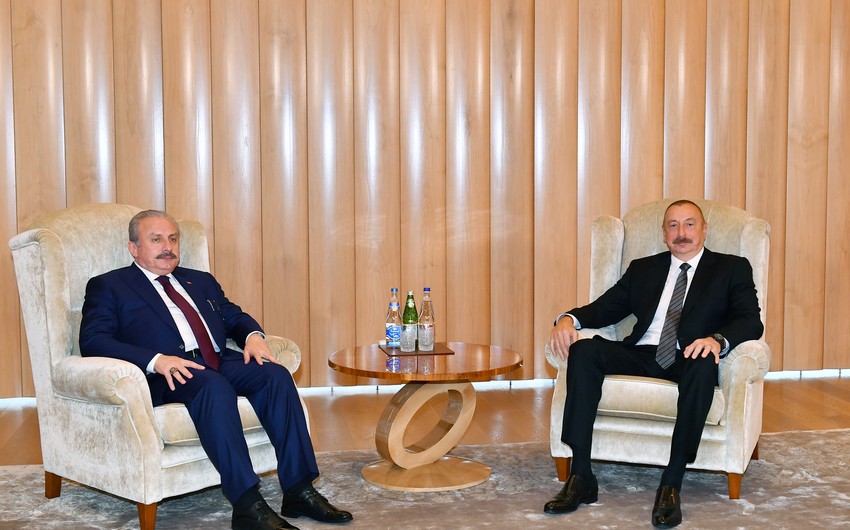 İlham Əliyev Şentopu qəbul edib - YENİLƏNİB
