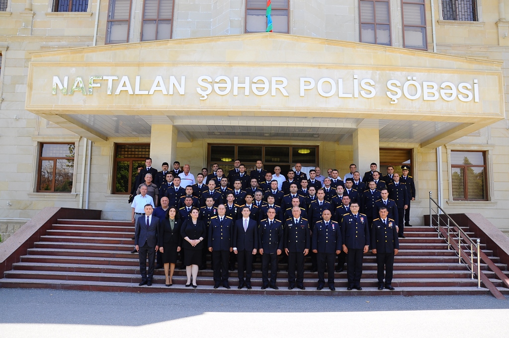 Naftalanda Polis Günü qeyd olundu - FOTOLAR