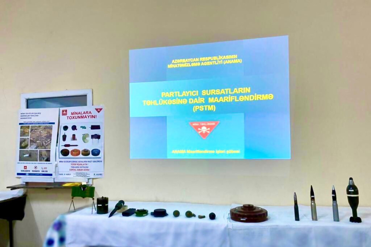 Ağalıya köçürüləcək vətəndaşlara təlimlər keçirilir