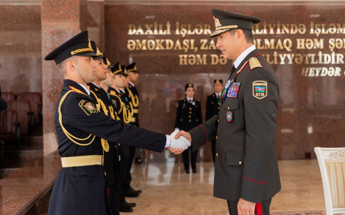 Nazir polislərin Qarabağdakı xidmətindən DANIŞDI