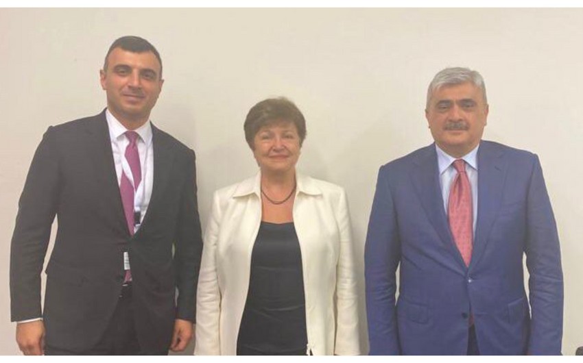 Samir Şərifov və Taleh Kazımov IMF-nin icraçı direktoru ilə görüşdü