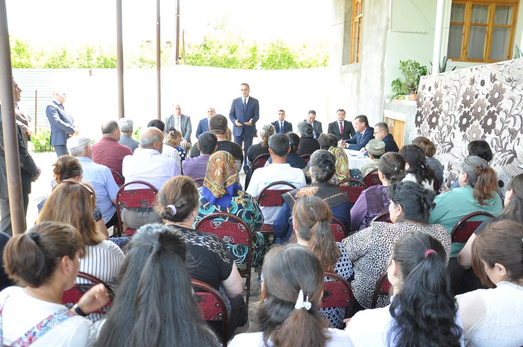 Goranboyun Bağçakürd kəndində səyyar qəbul keçirilib