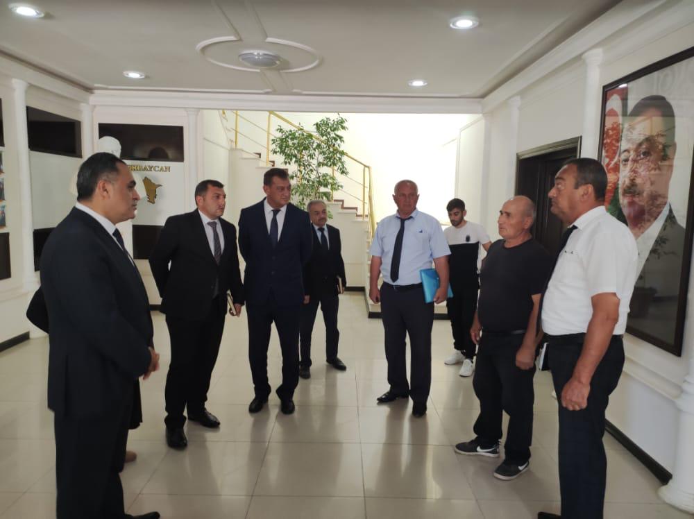 Goranboyda vətəndaşlar qəbul edilib, problem və müraciətləri dinlənilib