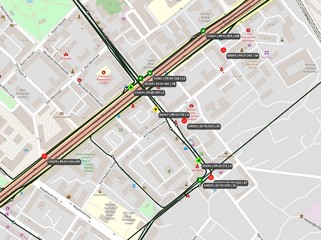 Tıxaca görə 27 avtobus gecikir