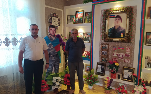 Füzulidə şəhid ailələri ziyarət olundu