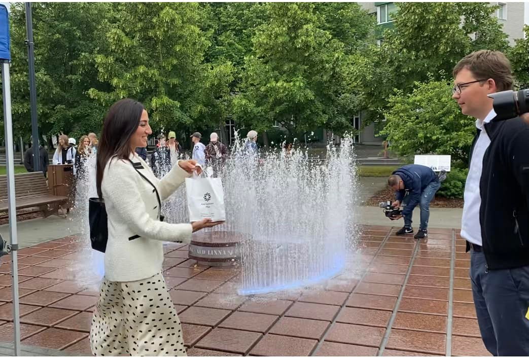 Tallində dostluq parkı yenidən quruldu - FOTO