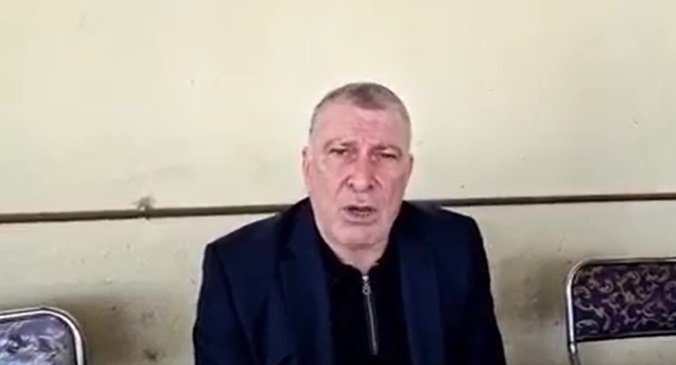 İcra başçısı özünü yandıran qazinin yasına gəldi - VİDEO
