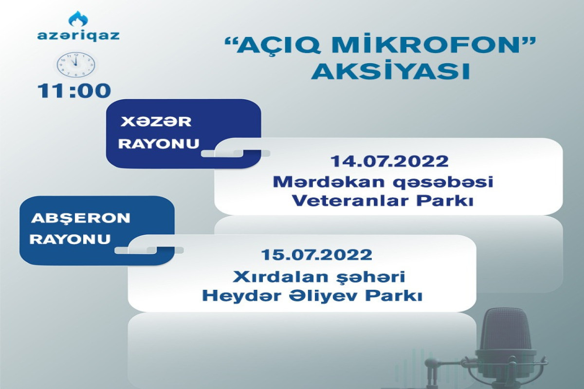 “Açıq mikrofon” aksiyası davam edir