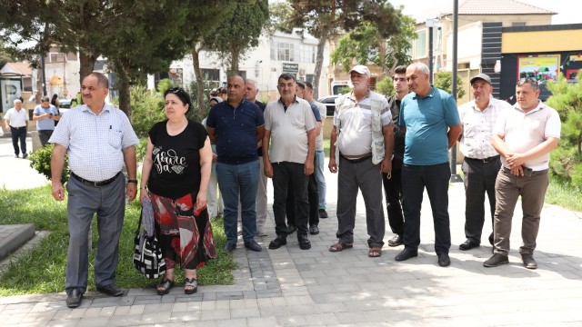 Xəzərdə qazla bağlı müraciətlər dinlənildi - FOTOLAR