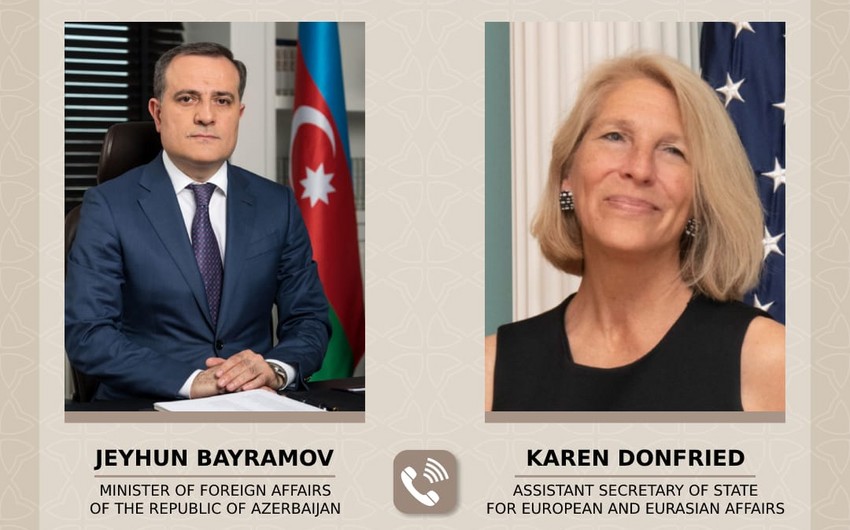 Ceyhun Bayramov Karen Donfrid ilə telefonla DANIŞDI 