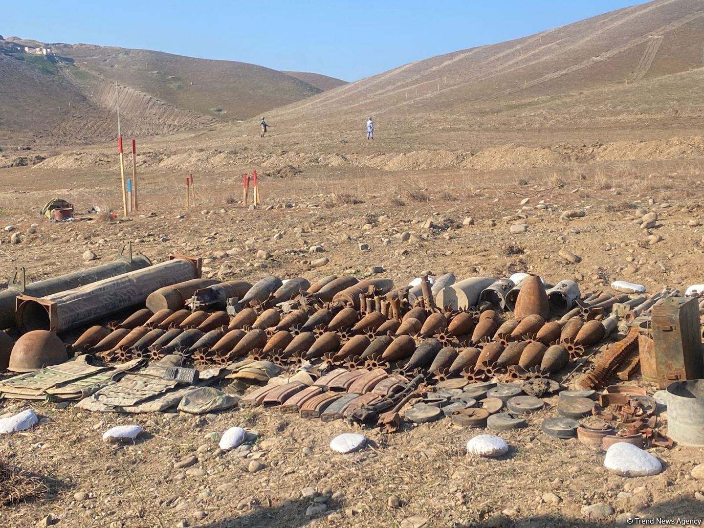 845 mindən çox mina və hərbi sursat zərərsizləşdirilib