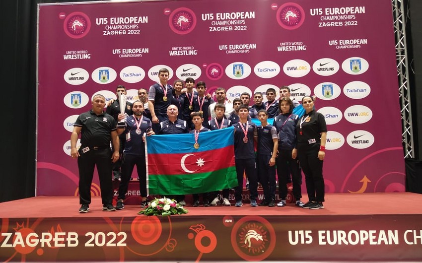 3 güləşçimiz Avropa çempionu oldu 
