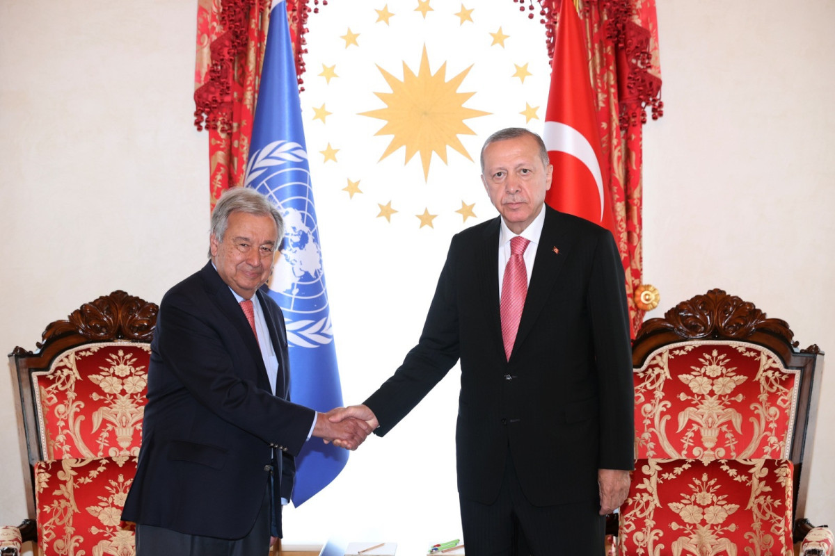 Ərdoğan Quterreşlə görüşdü 