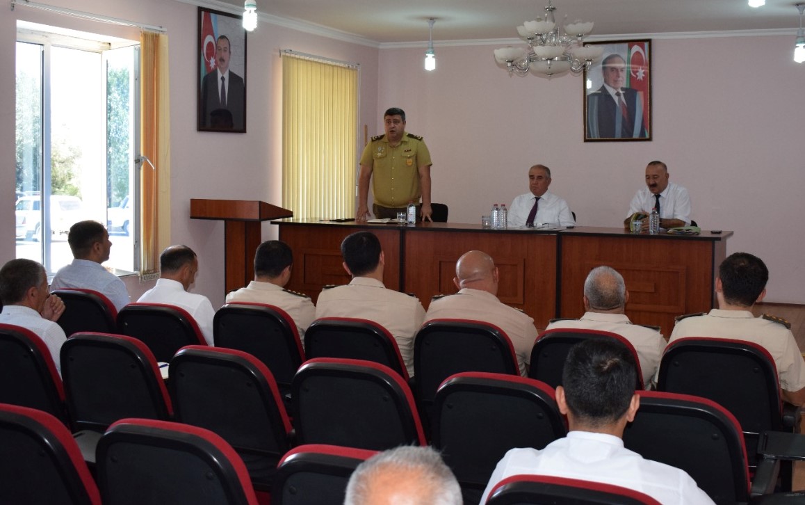 Yanğınlara qarşı tədbir keçirilib - FOTO