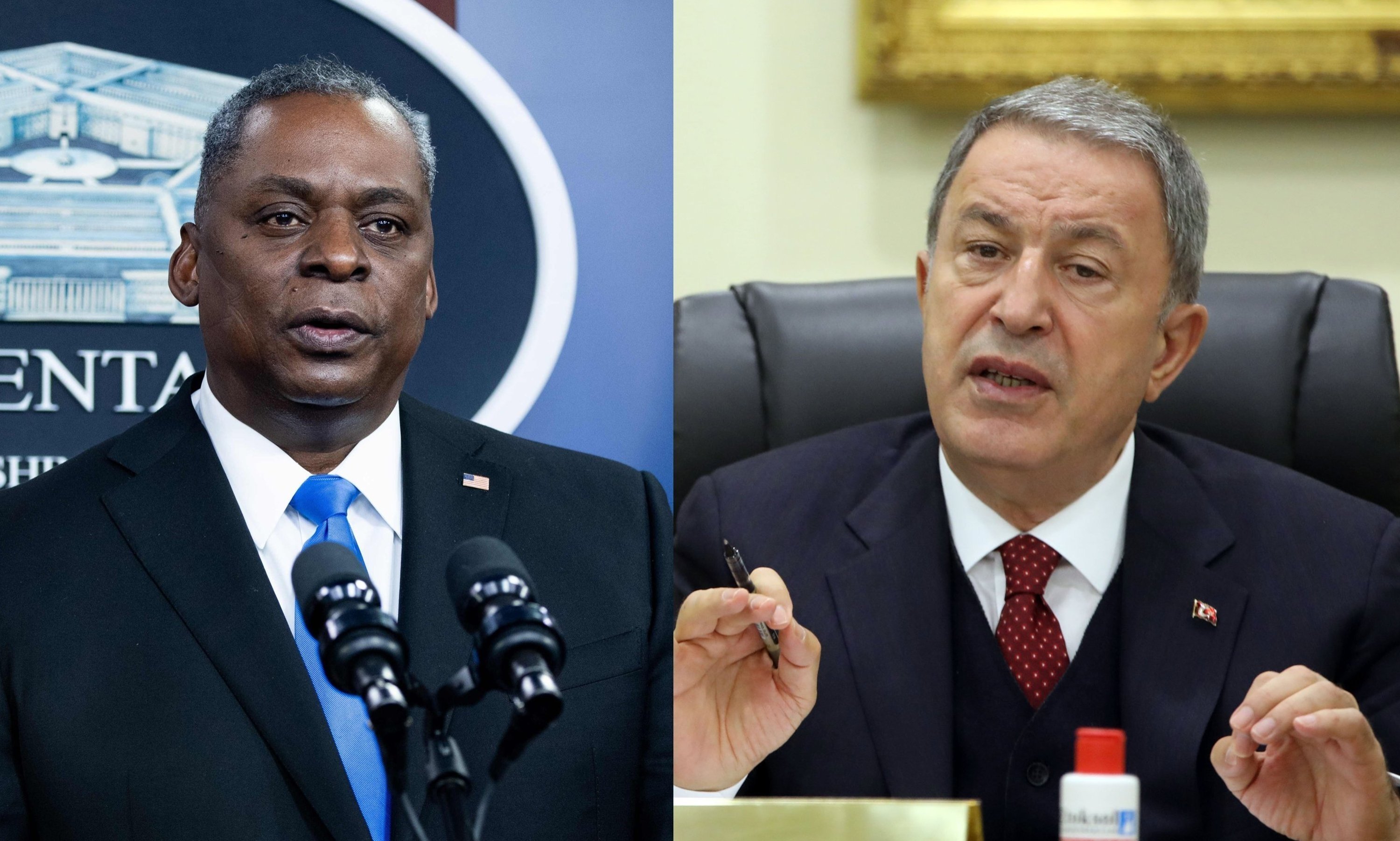 Hulusi Akar amerikalı həmkarı ilə danışıqlar apardı 