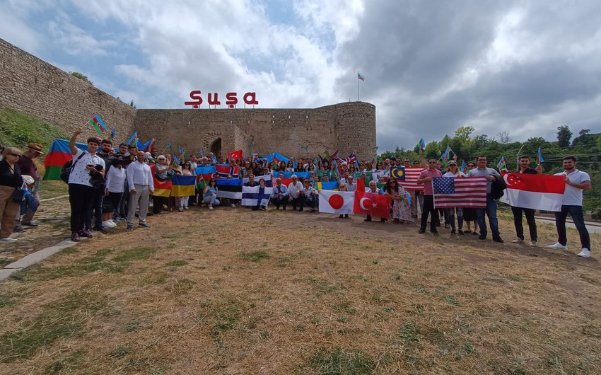 Diaspor nümayəndələrinin Şuşa səfəri başa çatdı