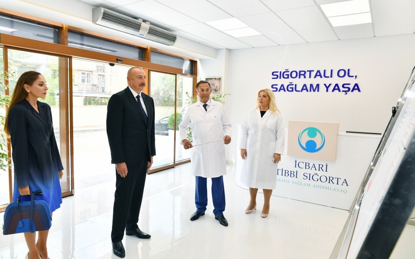 Prezident xanımı ilə doğum evində yaradılan şəraitlə tanış oldu