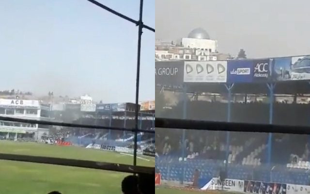 Yarış partlayışla bitdi - Yaralılar var