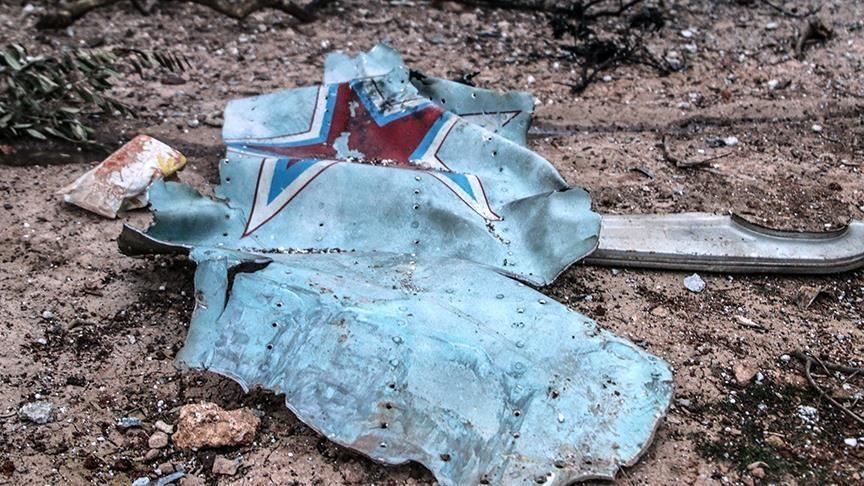 Rusiyaya məxsus Su-25 qırıcısı vuruldu 