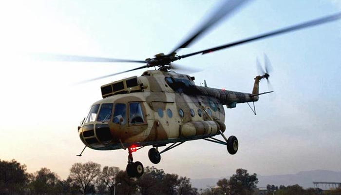 Korpus komandirinin olduğu helikopter yoxa çıxdı