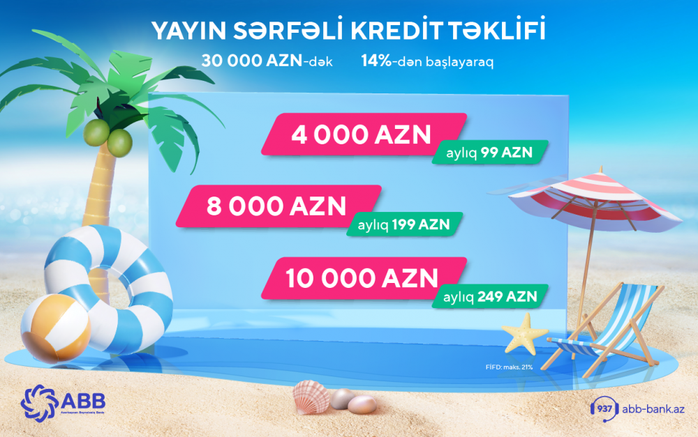 ABB-də “Yay fürsəti” daha sərfəli şərtlərlə davam edir