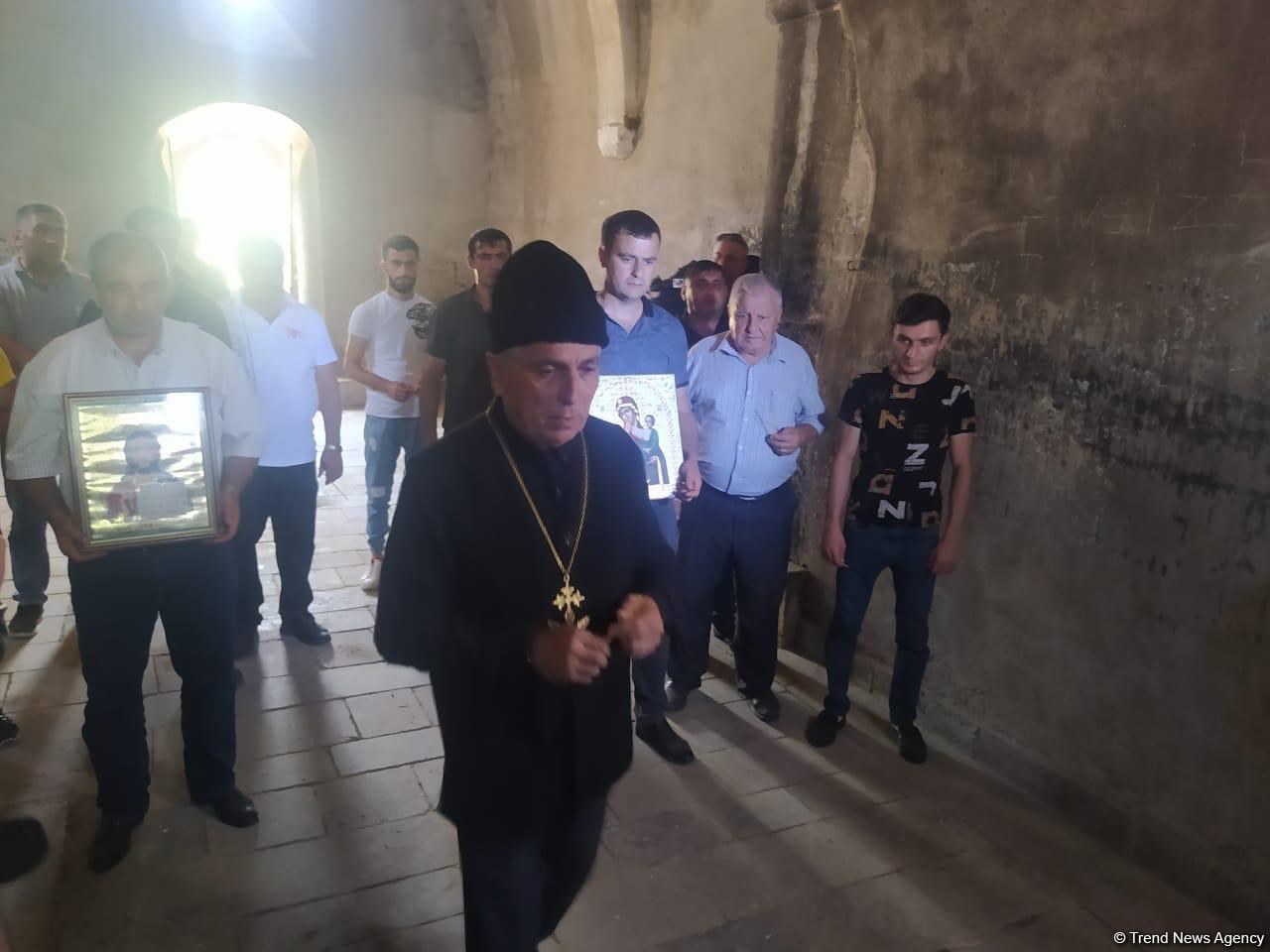 Alban-Udi xristian icmasının üzvləri Hadrutda - FOTOLAR
