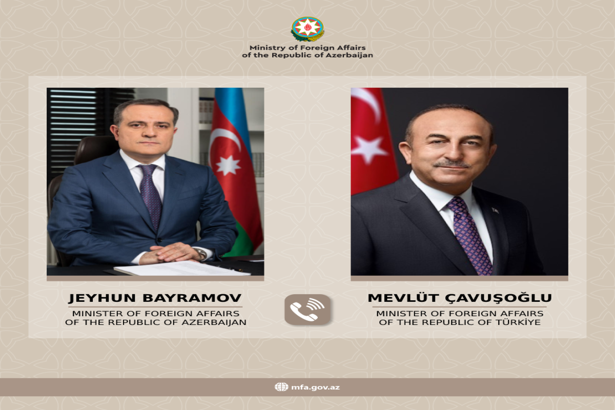 Ceyhun Bayramov Çavuşoğlu ilə səfirliyə hücumu müzakirə etdi