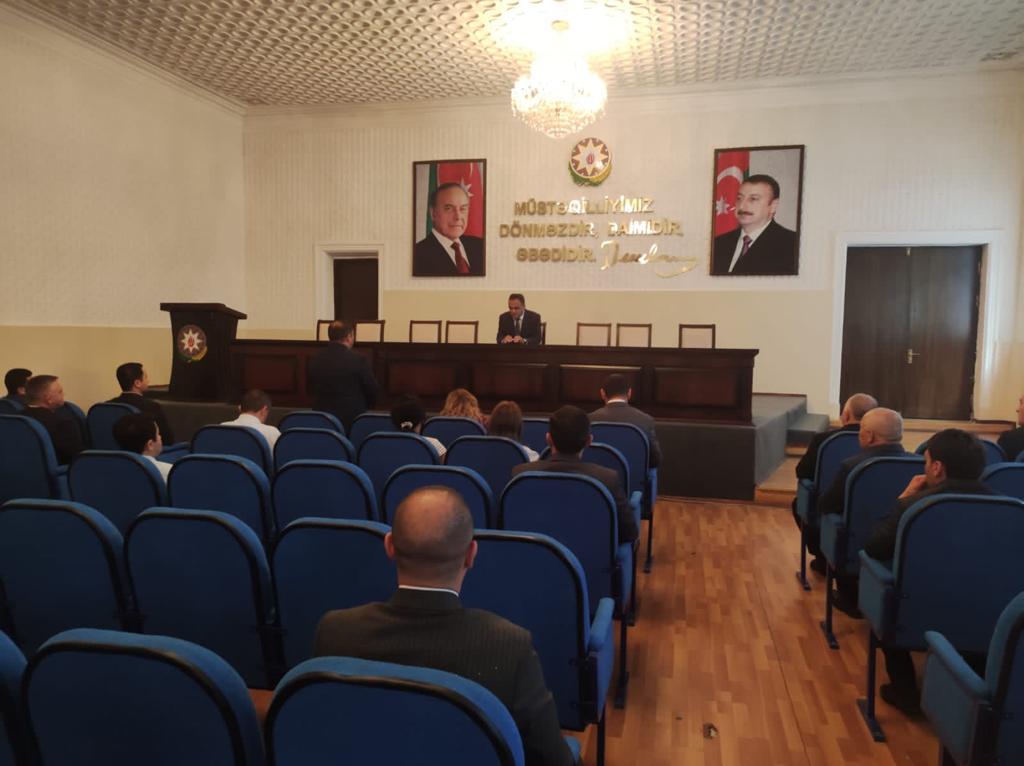 Goranboyda müşavirə keçirilib - FOTO