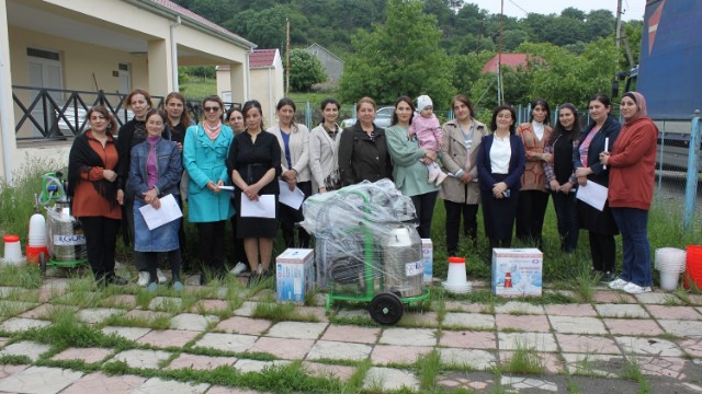 Qadın fermerlərə dəstək davam etdirilir  - FOTOLAR