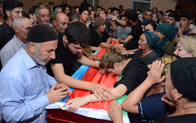 Şəhidimiz Ağstafada dəfn edildi - YENİLƏNİB