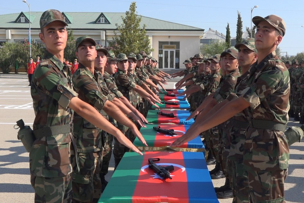 Mülki müdafiə qoşunlarının gənc əsgərləri and içdilər