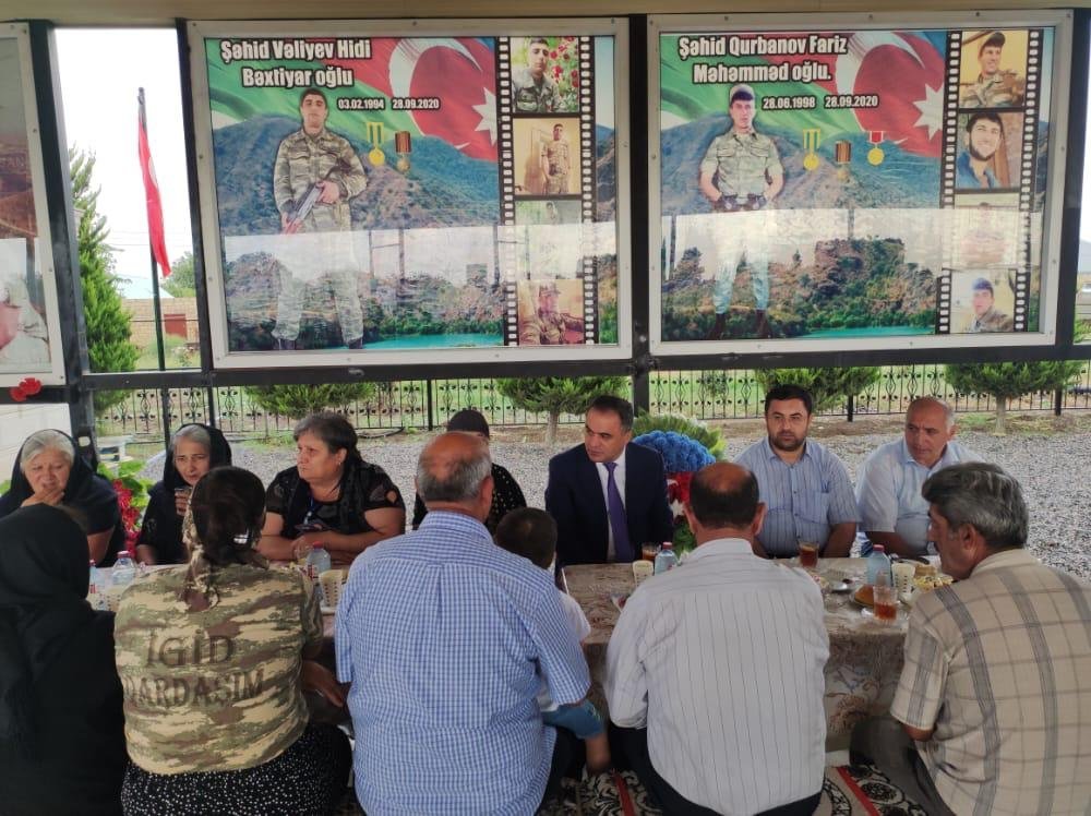İcra başçısı şəhidlərimizin ehsan süfrəsində iştirak edib